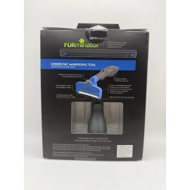 Furminator Long Hair Deshedding Tool for Large Dogs, Standard