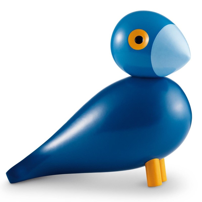 kai・bo-isen of Bird Ornament Songbird Blue