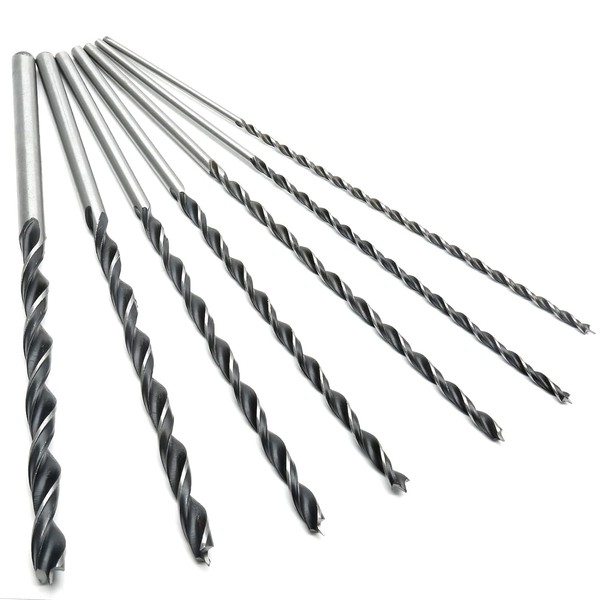 Lanpeeking 7-Piece Wood Drill Bit Set - 300 mm Long