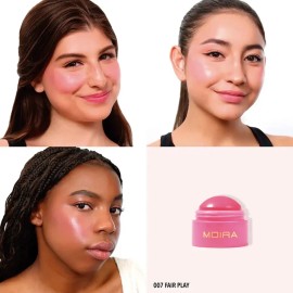 Rubor Moira Soft Blush Balm Tono Del Maquillaje 007 Fair Play