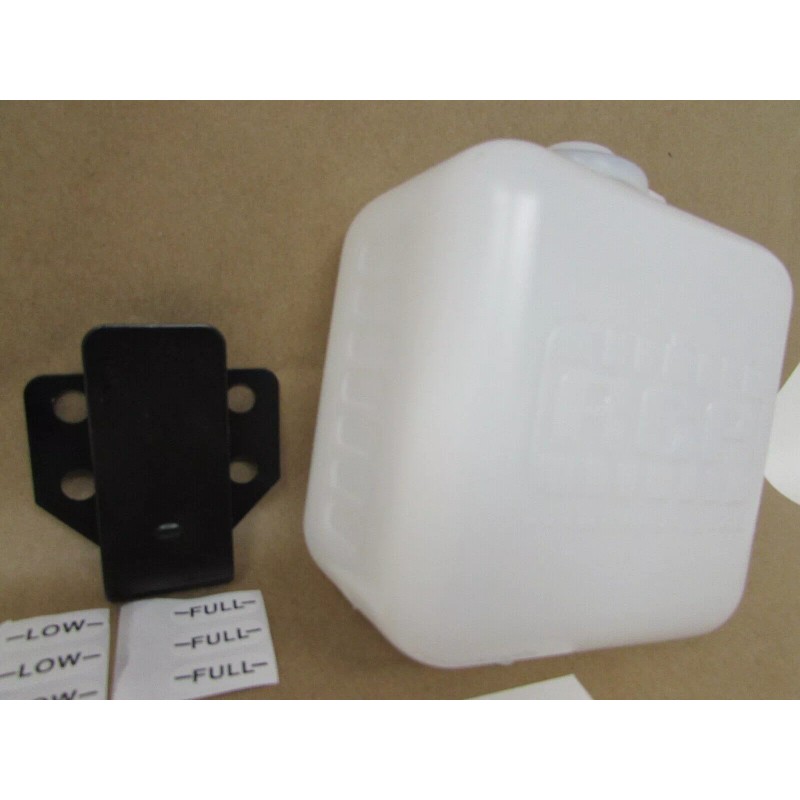 GENUINE KUBOTA OVERFLOW COOLANT BOTTLE W/ BRACKET - COOLANT RESERVOIR