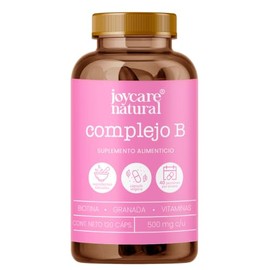 JOYCARE NATURAL Pack de 5 Complejo B Suplemento Alimenticio Biotina Granda en Cpsula Vitamina B12 Ingredientes Naturales Vegano  Presentacin Pack de  