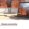 Staples TECH USB-C to USB A Audio/Video Adapter, Male to