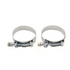 Jecoupoon F04-6006 90° Elbow Hose Silicone Rubber w/Clamps Compatible with