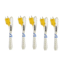 NUZAMAS Set of 5 K-Type Sensor Probes for K-Type Probe Thermocouple Sensor & Meter in Temperature Range -20~482℃, Cable Length 1m