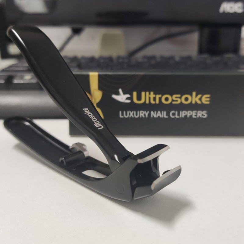 Toenail Clippers for Seniors Thick Toenails, Angled Head Toe Nail