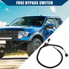 Hihaha 60cm Universal Automotive Switched Fuse Bypass Kit/Fuse Bypass Switch/Durable