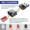 Xiatiaosann USB C to Micro SD TF Card Reader, Type