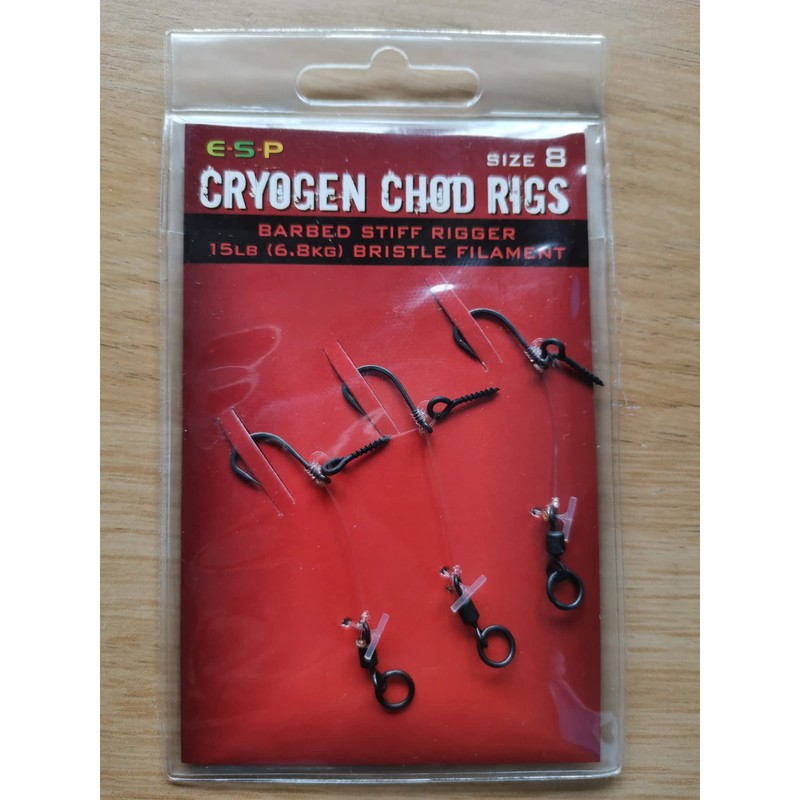 ESP Cryogen Chod Rig With Bait Screw Barbed OR Barbless: