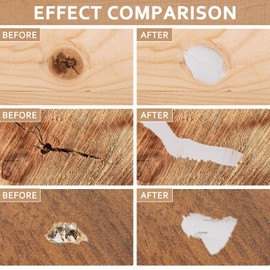DEWEL Wood Putty, 29 Ounce White, High-Capacity Wood Filler Paintable, Stainable, Sandable, Non-Toxic, Waterproof, Furniture Repair Kit