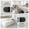 Haidms Black Interior Door Knobs, Zinc-Alloy Heavy Duty Round Matte