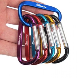 Collar Carabiner Airpod Keyring Hiking Hook Camping Tent Biner M10067 Random Color 9ea