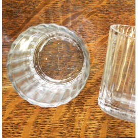 Laredo Import Co Set of 6 Vaso Veladora, Mescal Votive Cups w/Cross-2.7 ounce