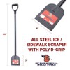 Bully Tools Heavy Duty Ice Scraper with D-Grip Handle -