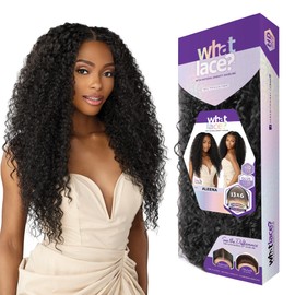 Sensationnel What lace 13x6 Wigs - aleena lacefrontal hand tied glueless synthetic with natural density preplucked hairline (BALAYAGEGOLD)