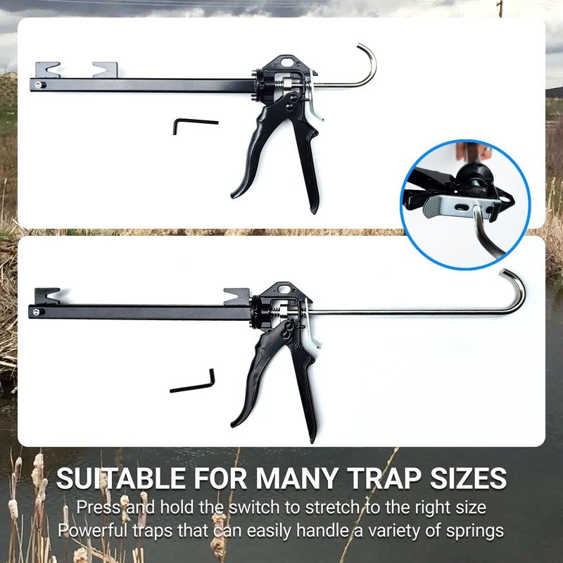 New Trap Setting Tool:Heavy Duty Bodygrip Trap Setter Sets Body