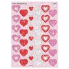 TREND enterprises, Inc. Shimmering Hearts Sparkle Stickers, 72 ct