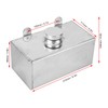 Universal Aluminum Washer Reservoir 2L Aftermarket Replacement Bottle Polished Intercooler
