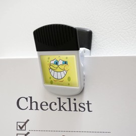 SpongeBob Guilty Face Refrigerator Fridge Magnet Magnetic Hanging Hook Note Snack Clip