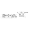 Sugatsune MC-110NF-GR (LAMP) Magnetic Catch, High Adhesion Type, Gray