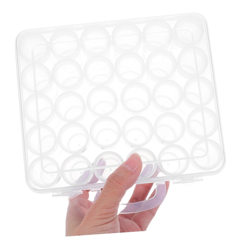 jojofuny Gardening Organizer Compartment Storage Box for Seeds Lightweight and