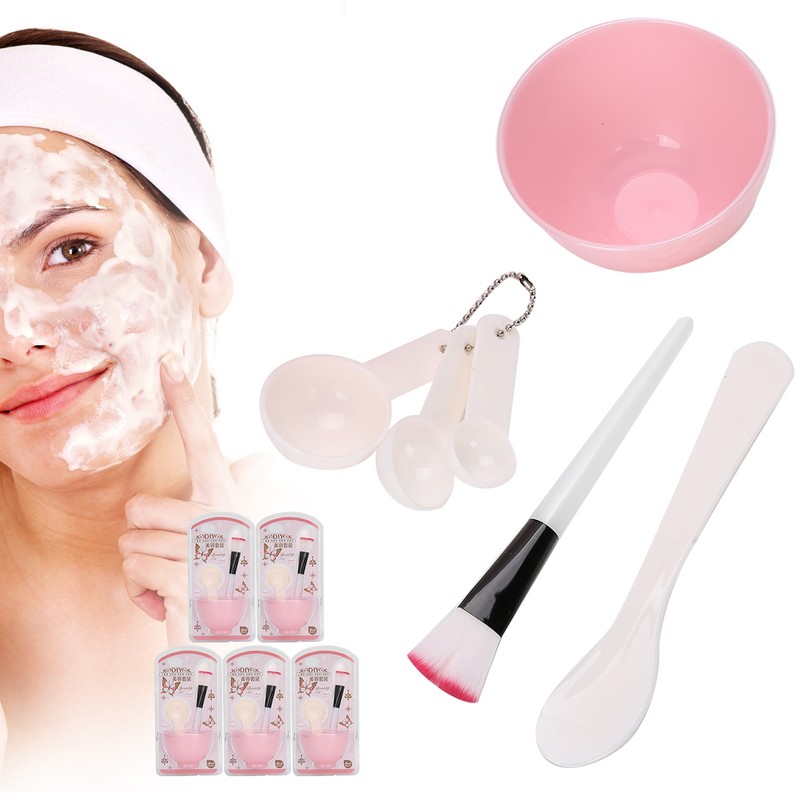 5 Set Household Facial Mask DIY Tool Kit Mask Bowl