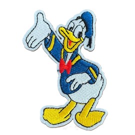 Blue Duck Iron On Patches for Clothing Embroidered Applique Patch Badge Sew On Emblem DIY Craft Iron on Patch 2" x 3"