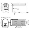 Architectural Mailboxes Admiral Aluminum Post Mount Mailbox, Compatibility Code B,