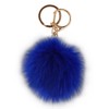 JOIN KC-25 Fox Fur Keychain Cute Bag Charm Bombon Pom