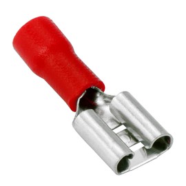 Conext Link QDVF-250R25 Vinyl Quick Disconnect Terminal Female 25 Pack (0.250", Red 22-18 Gauge) （17320）