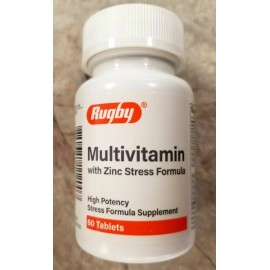 Rugby MULTIVITAMIN W/ ZINC STRESS FORM TAB 60