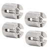 10 Pcs Cross Wire Rope Clip M10 Thread 316 Stainless