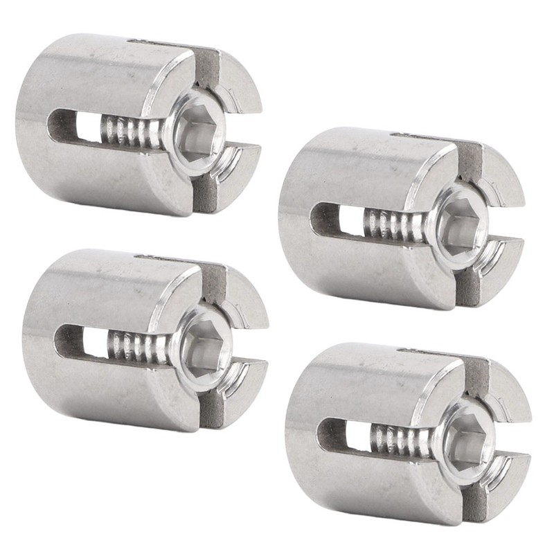 10 Pcs Cross Wire Rope Clip M10 Thread 316 Stainless