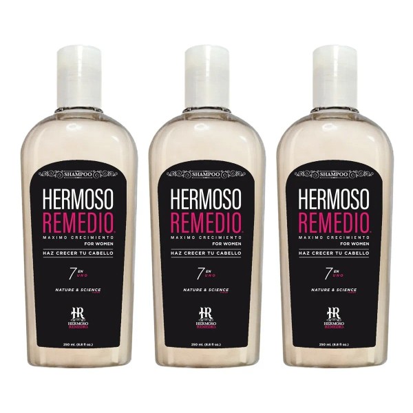 Pack Shampoo Crecimiento Acelerado Anticaida Reparador Hidratante Anti Frizz para