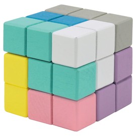 Debika 113016 Training Puzzle, Ikumoku 3D Puzzle, 7 Pieces, Wooden