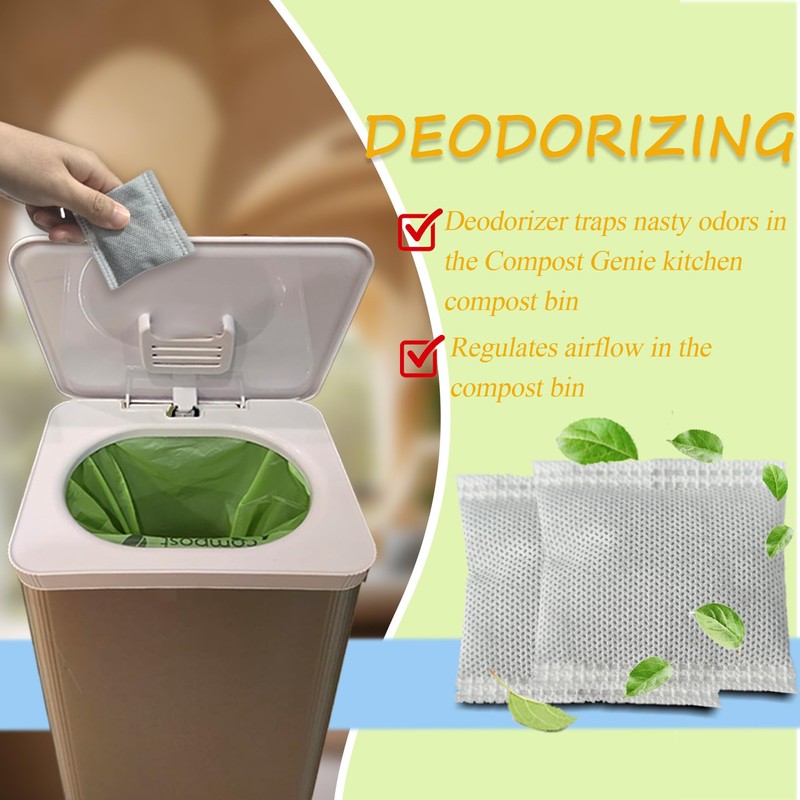 PurifyLogix Compost Bin Deodorizers Carbon Filters Compatible with Compost Genie