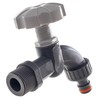 KADAX Outlet Tap 3/4 Inch Plastic Garden Tap with Ergonomic