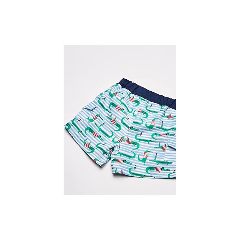 Mud Pie Bañador de cocodrilo Pirata para niño, Multi, 4
