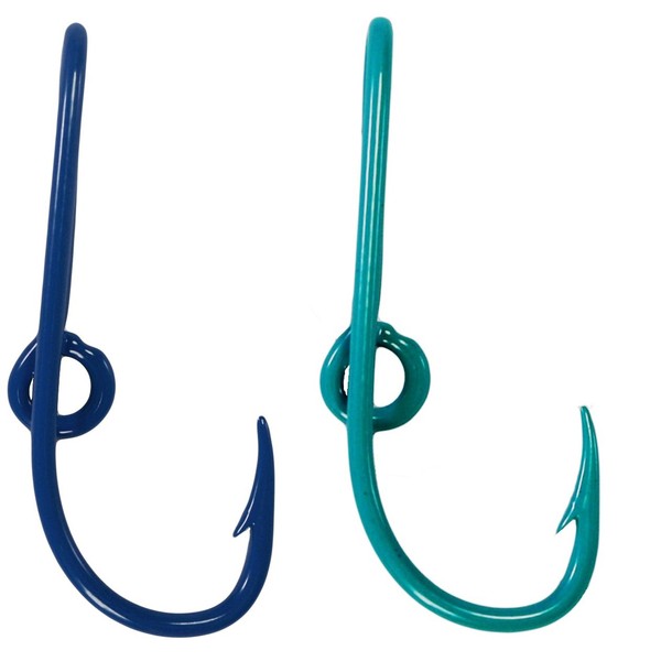 Custom Colored Eagle Claw Hat Fish Hooks for Cap -Set