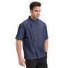 Nanxson Chef Coat Chef Jacket Denim Clothe Men's Short Short