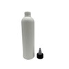 Natural Farms 8 oz White Cosmo Plastic Bottles -12 Pack