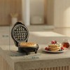 Bestron Mini Waffle Iron for Classic Waffles, Small Waffle Maker