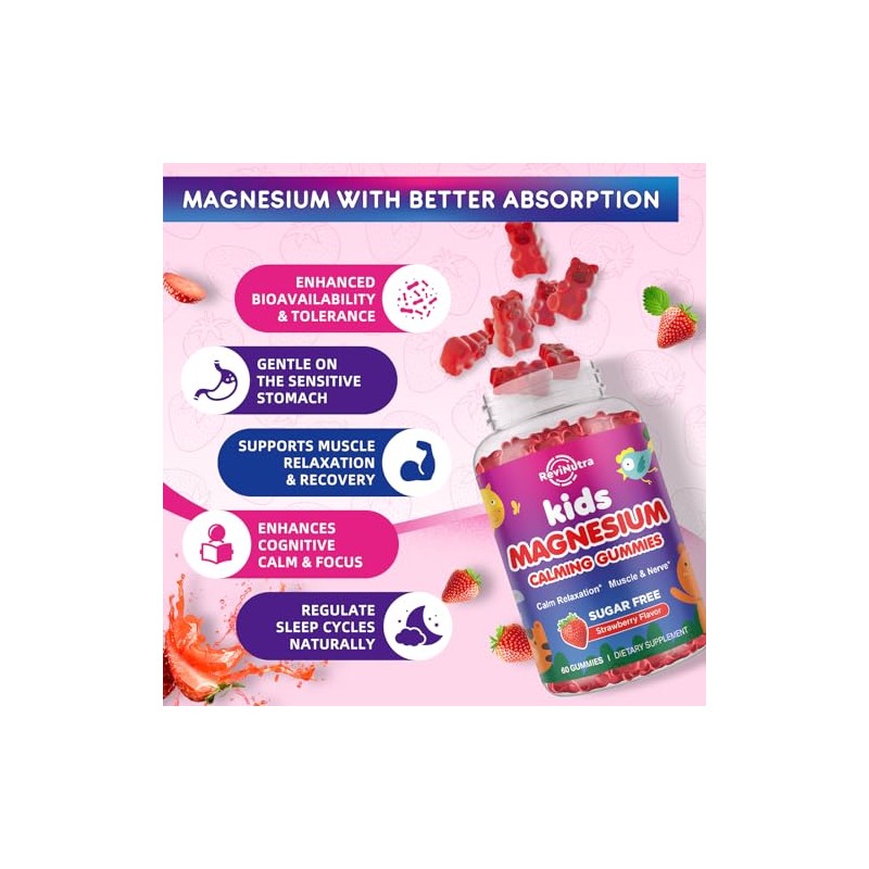 Magnesium Glycinate Supplements - Magnesium Gummies & Liquid Drops for