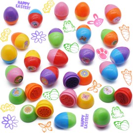 JOYIN 24 Piece Stamp Set, Toy for Easter Eggs Hunting Game, Theme Party, Stuff, Easter Basket Stuffers Fillers, Easter Stamps Gifts, Classroom Price