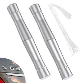 Emblem Removal Tool, Car Surface Logo Plate Line Remover Tool, Car Badge Removal Kit with 10 PCS 20.5 Inch Nylon Cord, for Vehicle Vinyl Wrapping Film Installation