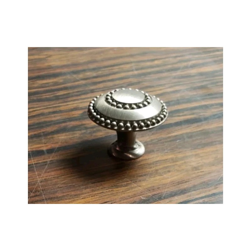 Liberty Brainerd PBF808V-SN-C 1 3/8" Double Beaded Cabinet Drawer Knob