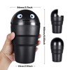 Aimall 3-Pack Portable Car Trash Bins, Compact Cup-Shaped Design, Cute