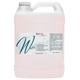 Rice Water Growth Mix - Nourishing Rice Water Toner With Rose Hydrosol, Aloe Vera Face and Scalp Essence, Rice Extract, Pro Vitamin B5, Oily Skin, Alcohol Free Bulk Spray Spritz (128 oz / 1 Gallon & 2 oz Sprayer)
