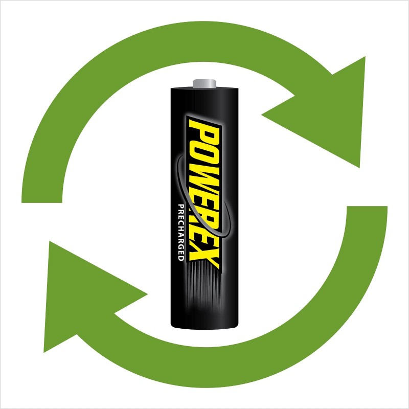 Powerex 1000mAh 4 AAA Batteries | New | 4 Pack