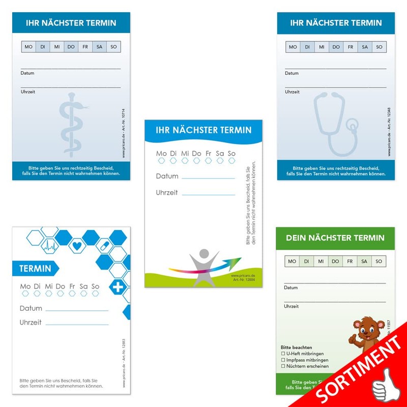 PRICARO Appointment Pad for Doctors and Medical Professionals (Pack of